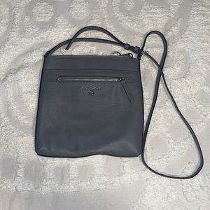 Grey Michael Kors Jet Set Flat Crossbody Bag